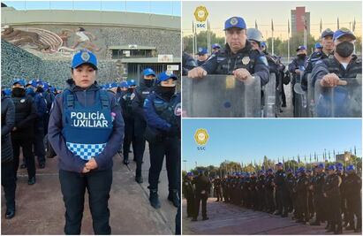 Alistan operativo con más de mil policías para vigilar el Pumas vs Atlas