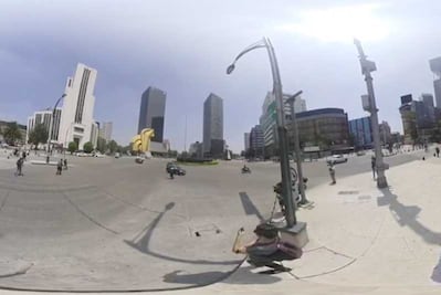 Así se vio el simulacro en la CDMX en 360 grados