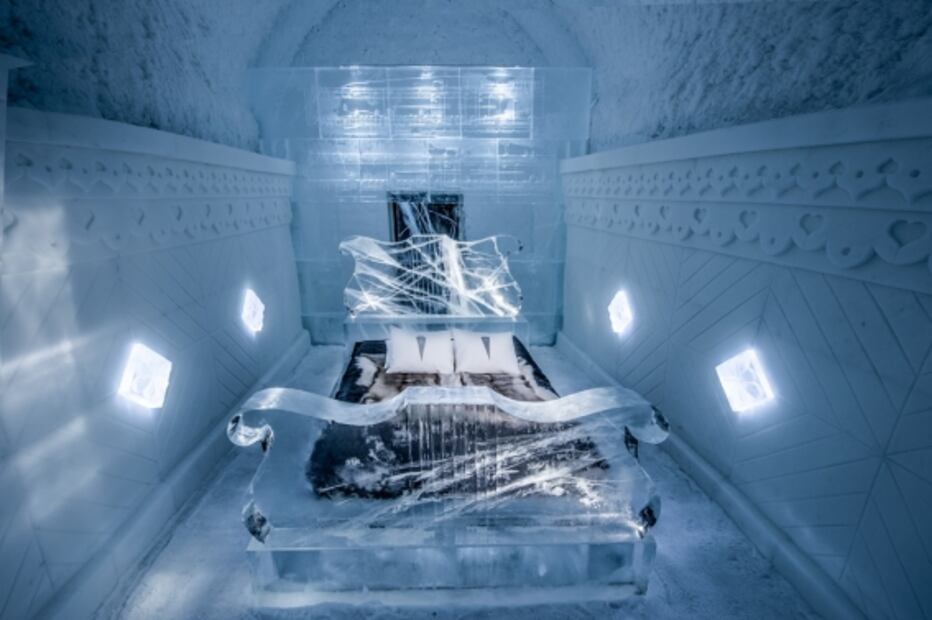 Hoteles de hielo e iglús: la experiencia de dormir bajo cero