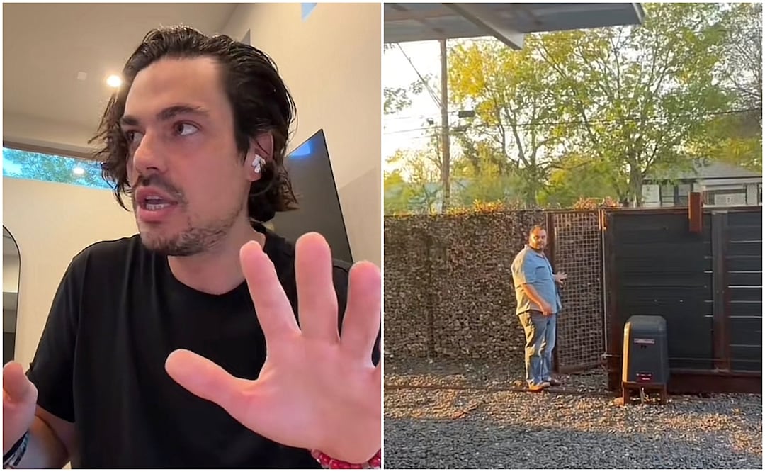 El tiktoker vivió momentos de terror al controlar la situación. Foto: Redes Sociales