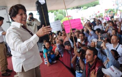 Manifiestan sindicatos de la UNT apoyo a Delfina