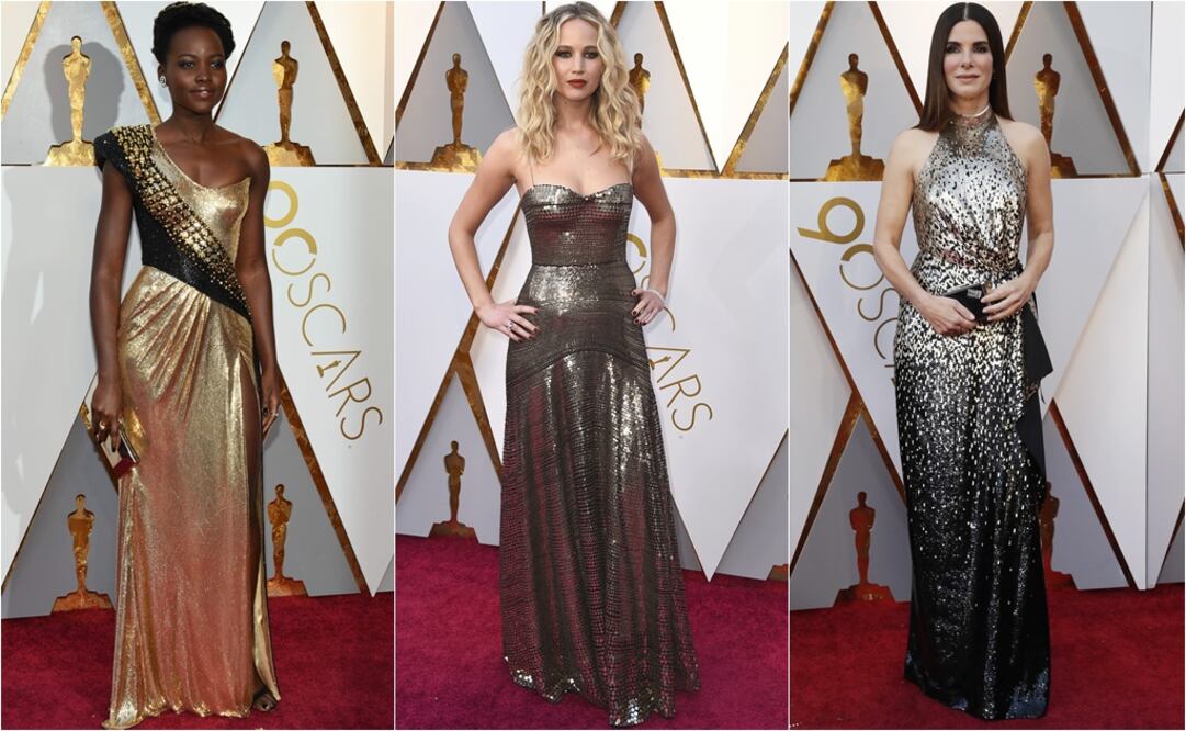 La tendencia de la temporada son los colores metálicos en dorados, negros, beige y azules. (Fotos: Agencias)