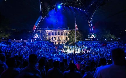 Trump celebra sus 80 años con función de UFC en la Casa Blanca; evento divide opiniones en EU