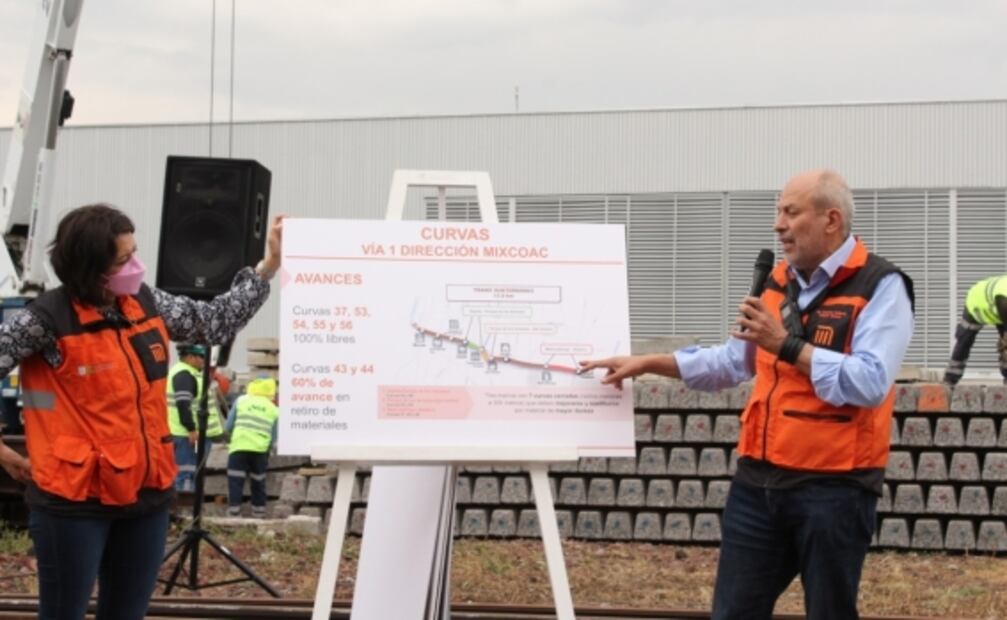 Reportan avances en trabajos de mejoramiento de 7 curvas en tramo subterráneo de la Línea 12