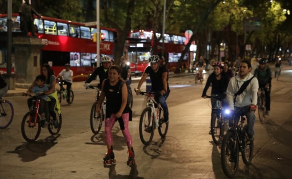 Saca la bici, vuelve el paseo ciclista nocturno a la CDMX