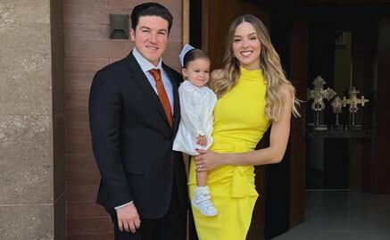 Tercer informe de gobierno de Samuel García; su hija Mariel sufre caída y provoca alarma en el evento