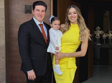 Tercer informe de gobierno de Samuel García; su hija Mariel sufre caída y provoca alarma en el evento