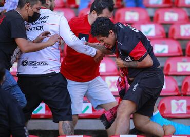 Aficionado del Atlas abandona terapia intensiva por constante mejoría