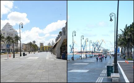 Retiran a vendedores ambulantes de la Macroplaza y el Malecón del puerto de Veracruz