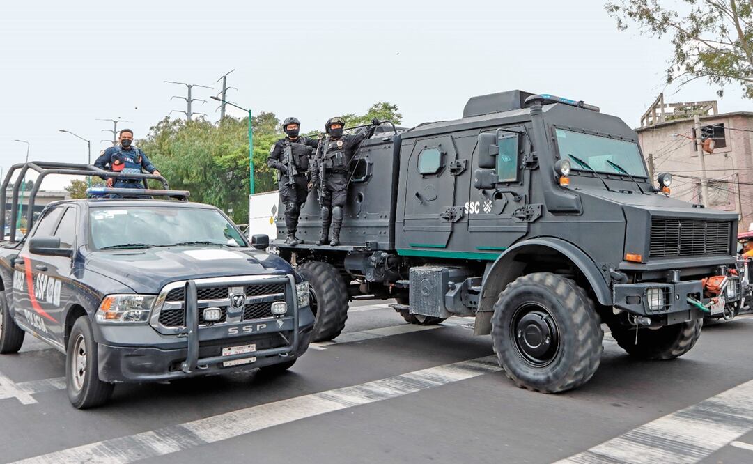 Los detenidos fueron trasladados en un fuerte operativo del Módulo Diamante de Santa Martha Acatitla al Reclusorio Norte.
