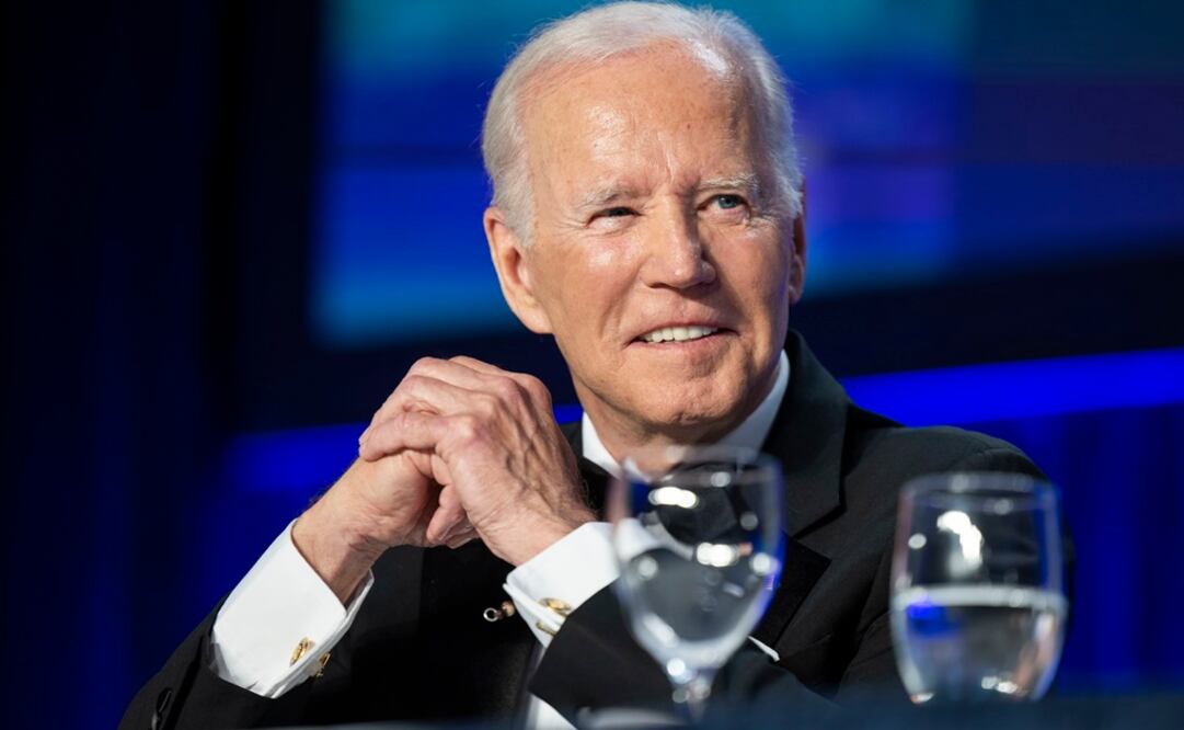 Joe Biden durante la cena de corresponsales de la Casa Blanca. Foto: EFE