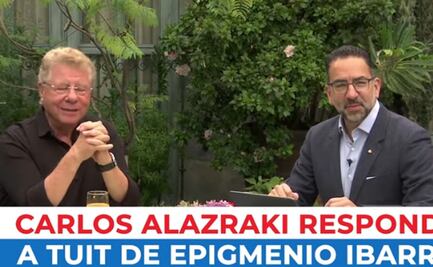 "No es una amenaza, es un aviso", dice Alazraki a Epigmenio Ibarra