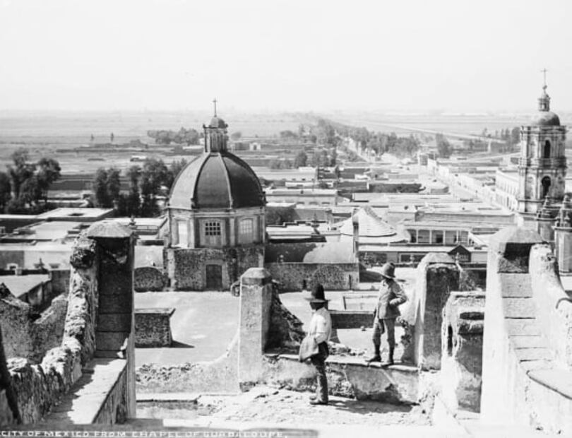 La famosa calzada que lleva a la Villa de Guadalupe
