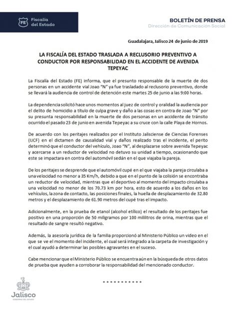 Trasladan a Joao Maleck a Penal de Puente Grande