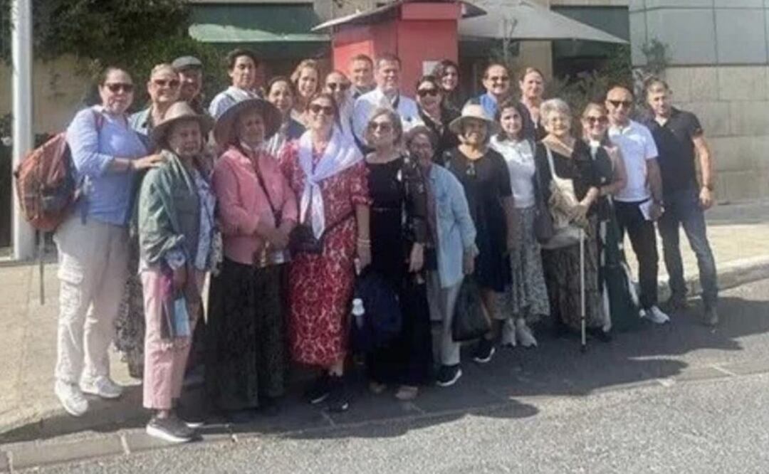 Un sacerdote y 16 peregrinos sonorenses salieron de Tel Aviv; 2 más viajaron a Madrid y 3 aún están en la zona de guerra. Foto: Especial