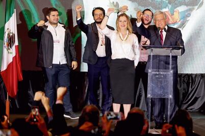 El núcleo familiar de AMLO