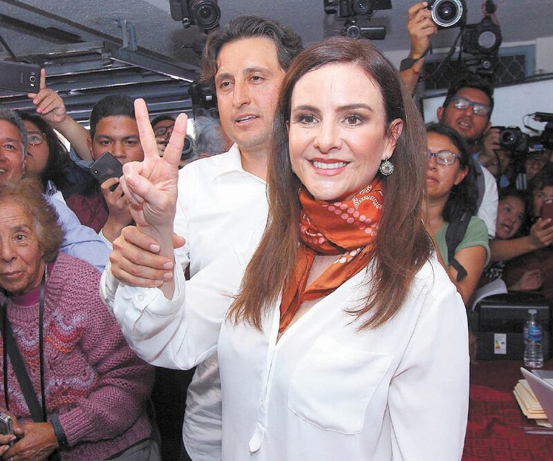 En la foto: Nancy de la Sierra Arámburo, Senadora del Partido del Trabajo. ARCHIVO EL UNIVERSAL