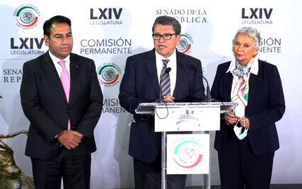 Habrá transición tersa para que Sánchez Cordero presida el Senado: Ricardo Monreal