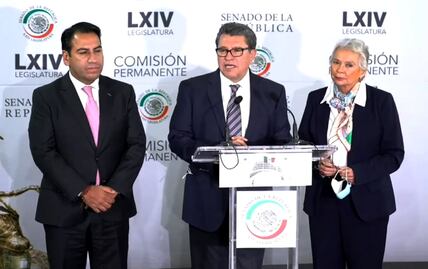 Habrá transición tersa para que Sánchez Cordero presida el Senado: Ricardo Monreal