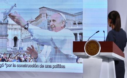 Papa Francisco: Sheinbaum hace un reconocimiento en su mañanera; proyecta video para honrarlo 