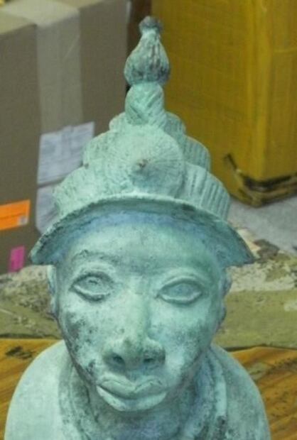 "Totalmente falsa", pieza antigua que México devolvió a Nigeria