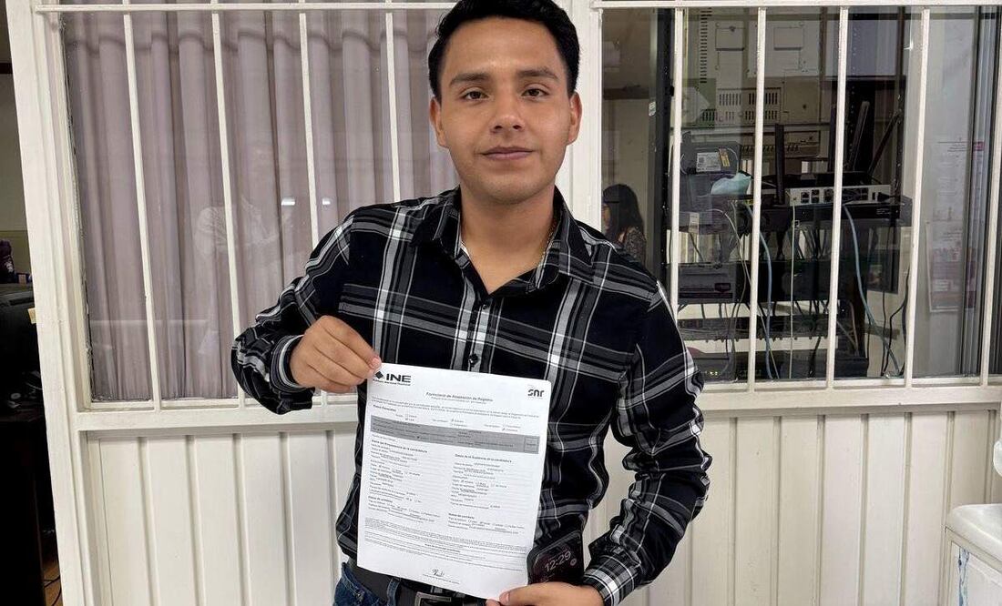 Ramón Valencia es electo nuevo candidato a alcaldía de Coxquihui, Veracruz tras el asesinato de su padre Germán Anuar Valencia (03/05/2025). Foto: Facebook (Ramón Valencia)