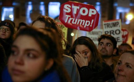 Manifestantes y policías se enfrentan en Washington durante toma de posesión de Trump