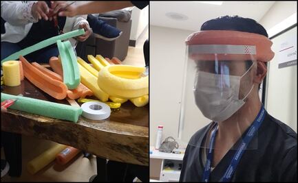 Médicos crean mascarillas caseras contra Covid-19 ante desabasto en Yucatán 