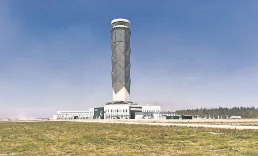 Obras del aeropuerto Felipe Ángeles, con un avance del 83%