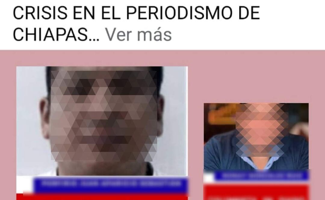 Periodistas de Chiapas se deslindan de vínculos con el crimen organizado (28/03/2025). Foto: Captura de pantalla