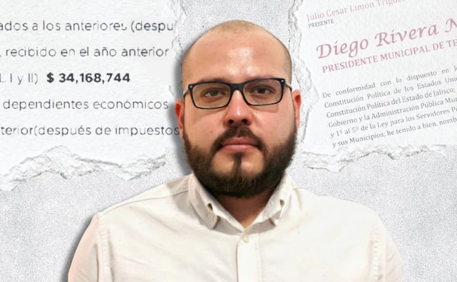 Tesorero del exalcalde de Tequila declaró ingresos por 34 millones de pesos