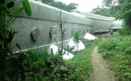 Descarrila tren en Veracruz