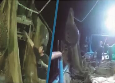 Video: Barco pesca automóvil en Mazatlán