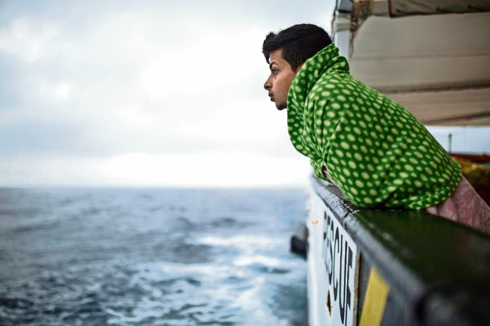 Regre so. En lo que va de año, la Guardia Costera de Libia ha devuelto a 10 mil personas que intentaban cruzar a Europa, según la OIM (OLMO CALVO. AP)