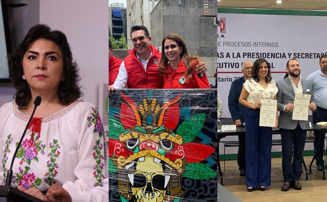 Candidatos a la dirigencia del PRI. Foto: Especial