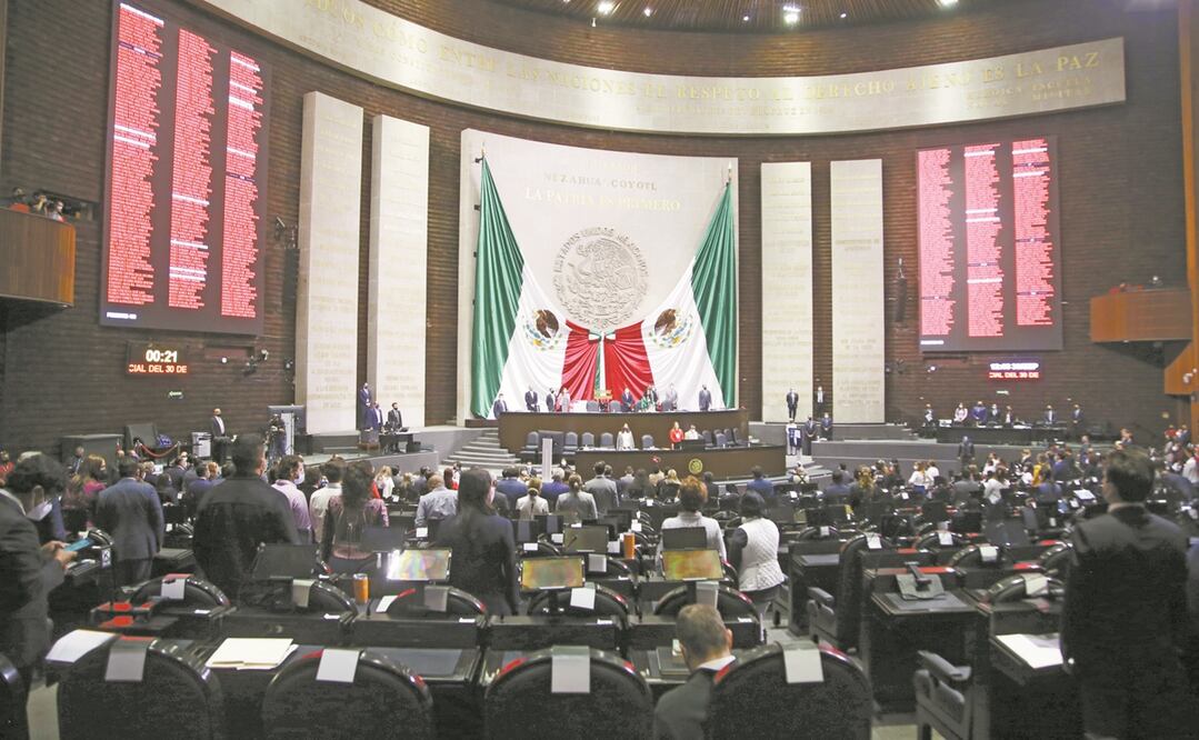 En la sesión de ayer de la Cámara de Diputados se dio la aprobación de las comisiones ordinarias de la actual Legislatura. Foto: CARLOS MEJÍA. EL UNIVERSAL