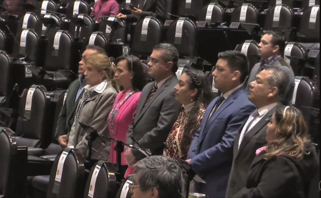 En San Lázaro, diputados federales rindieron un homenaje a las víctimas de Totolapan.