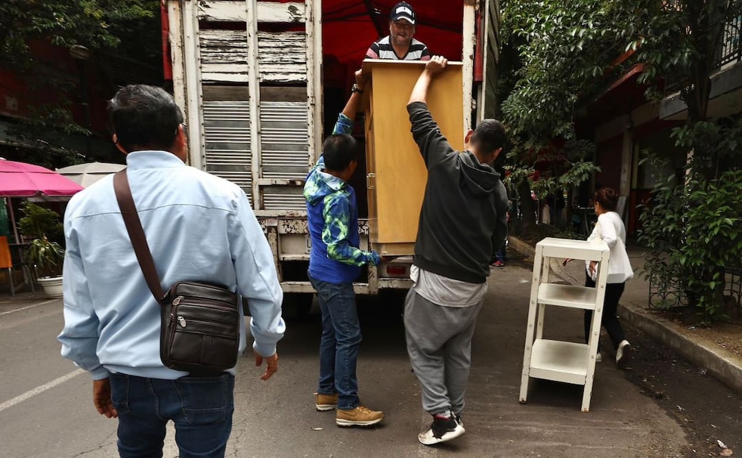 Desalojos en CDMX, en 2023 se reportaron 34 quejas y en 2024 fueron 25 los casos. Foto: Berenice Fregoso.