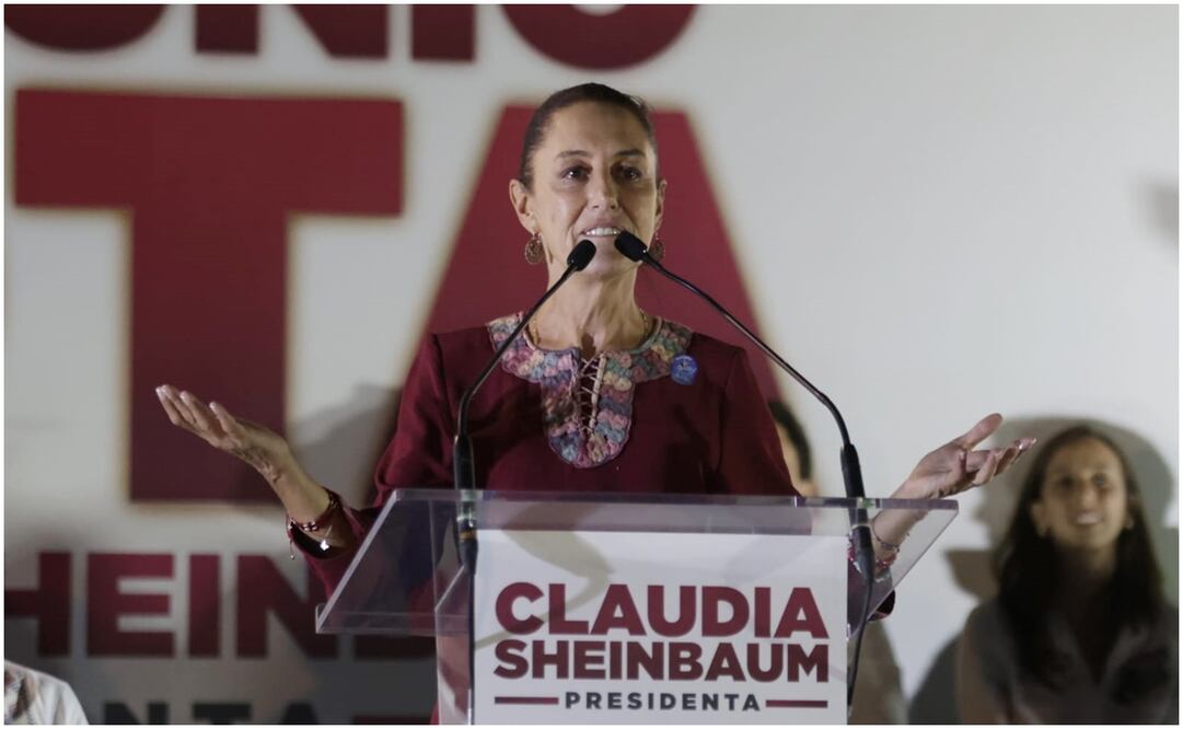 Claudia Sheinbaum, candidata de Morena. Foto: Carlos Mejía/EL UNIVERSAL