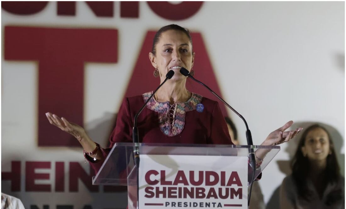 Claudia Sheinbaum, candidata de Morena. Foto: Carlos Mejía/EL UNIVERSAL