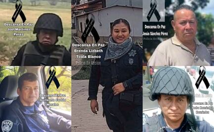 Rinden homenaje póstumo a 5 policías asesinados y calcinados en Chiapas; mantienen operativo aéreo y terrestre en busca de asesinos