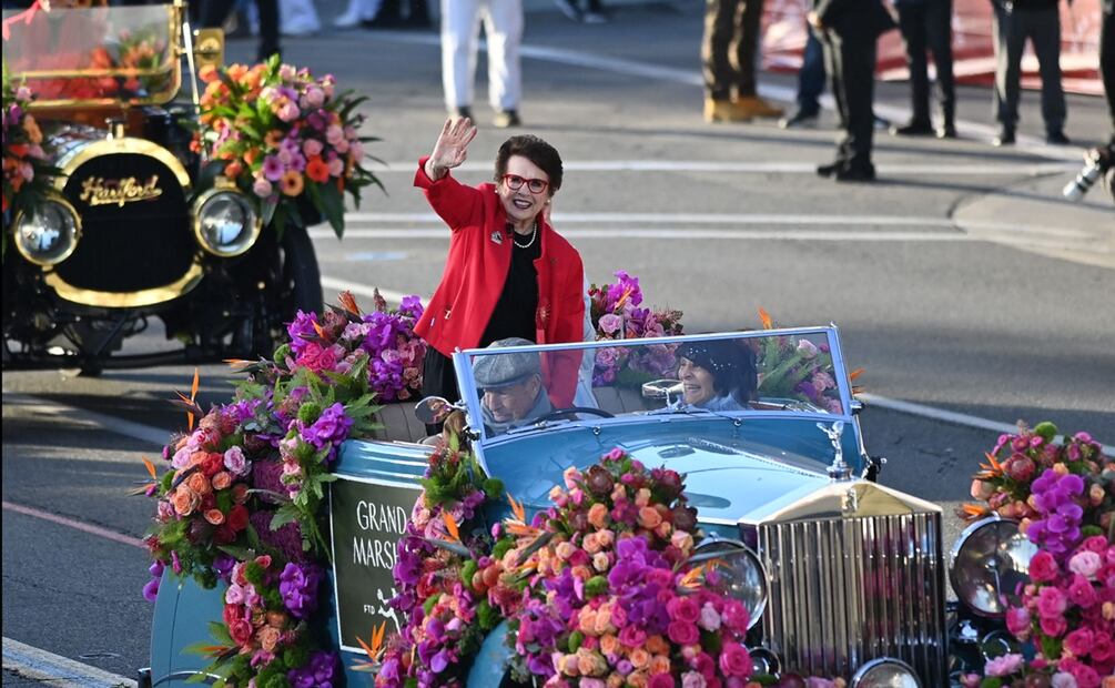 Desfile de las Rosas 2025 en Pasadena, California. Foto: AFP