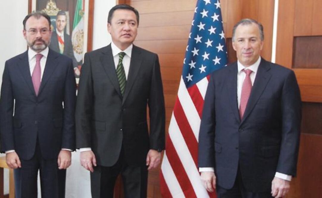 Luis Videgaray, Miguel Ángel Osorio Chong and José Antonio Meade - File photo/EL UNIVERSAL