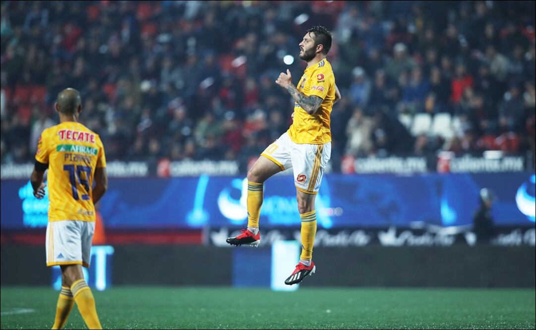 Gignac durante el partido de Tigres ante Xolos FOTO/IMAGO7
