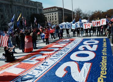 Presentan cargos contra manifestantes proTrump