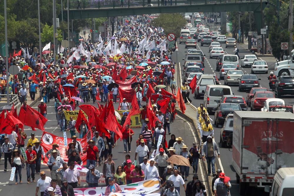Las marchas porque crean caos y tráfico con el que se emiten contaminantes (Foto: Fernando Ramirez / Archivo EL UNIVERSAL)