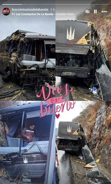 Foto: Vía Instagram Los Comisarios de la banda.