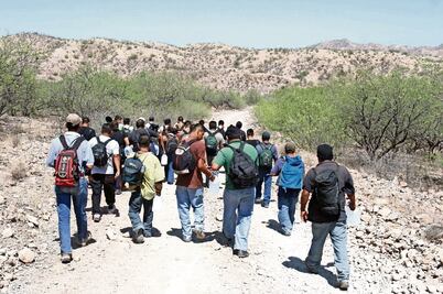 Polleros desafían el muro de Trump