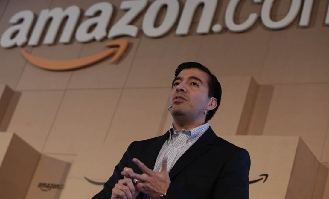 Juan Carlos García, director general de Amazon México, afirma que la nueva plataforma identifica los productos favoritos del usuario y le hace sugerencias. FOTO: ALEJANDRA LEYVA. EL UNIVERSAL