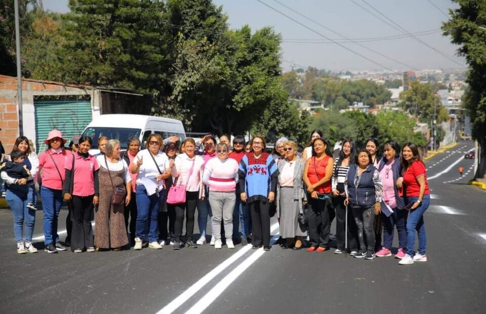 Cisneros Coss igualmente caminó por avenida Industrias, de 704 metros lineales.
Foto: Especial.